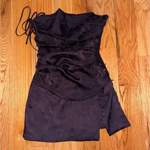 House of CB Melia Dress in Nightshade XS